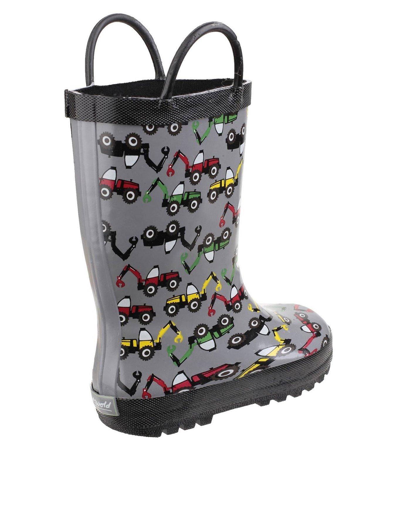Image 2 of 5 of Cotswold Boys Digger Wellington Boots
