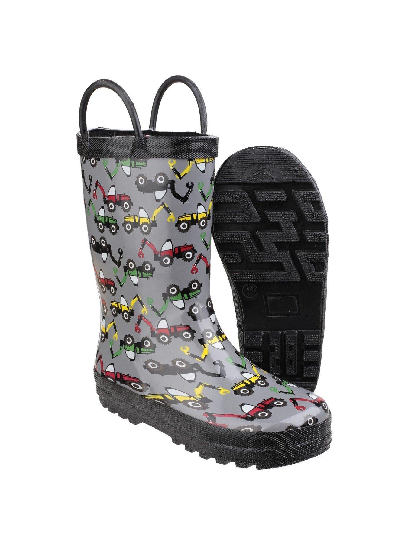 Image 5 of 5 of Cotswold Boys Digger Wellington Boots