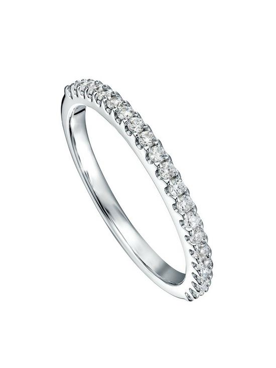 front image of created-brilliance-odette-created-brilliance-9ct-white-gold-025ct-lab-grown-diamond-full-eternity-ring