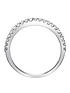  image of created-brilliance-odette-created-brilliance-9ct-white-gold-025ct-lab-grown-diamond-full-eternity-ring