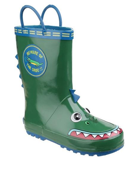 cotswold-boys-crocodile-wellington-boots