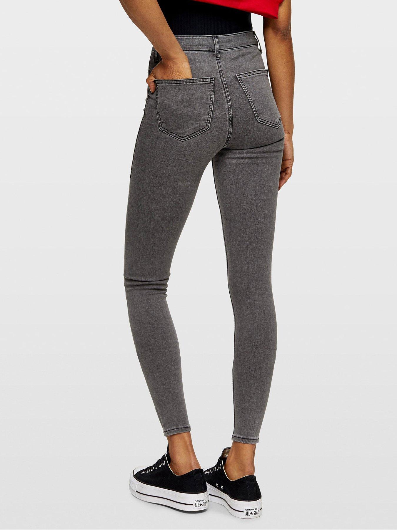 topshop grey joni jeans