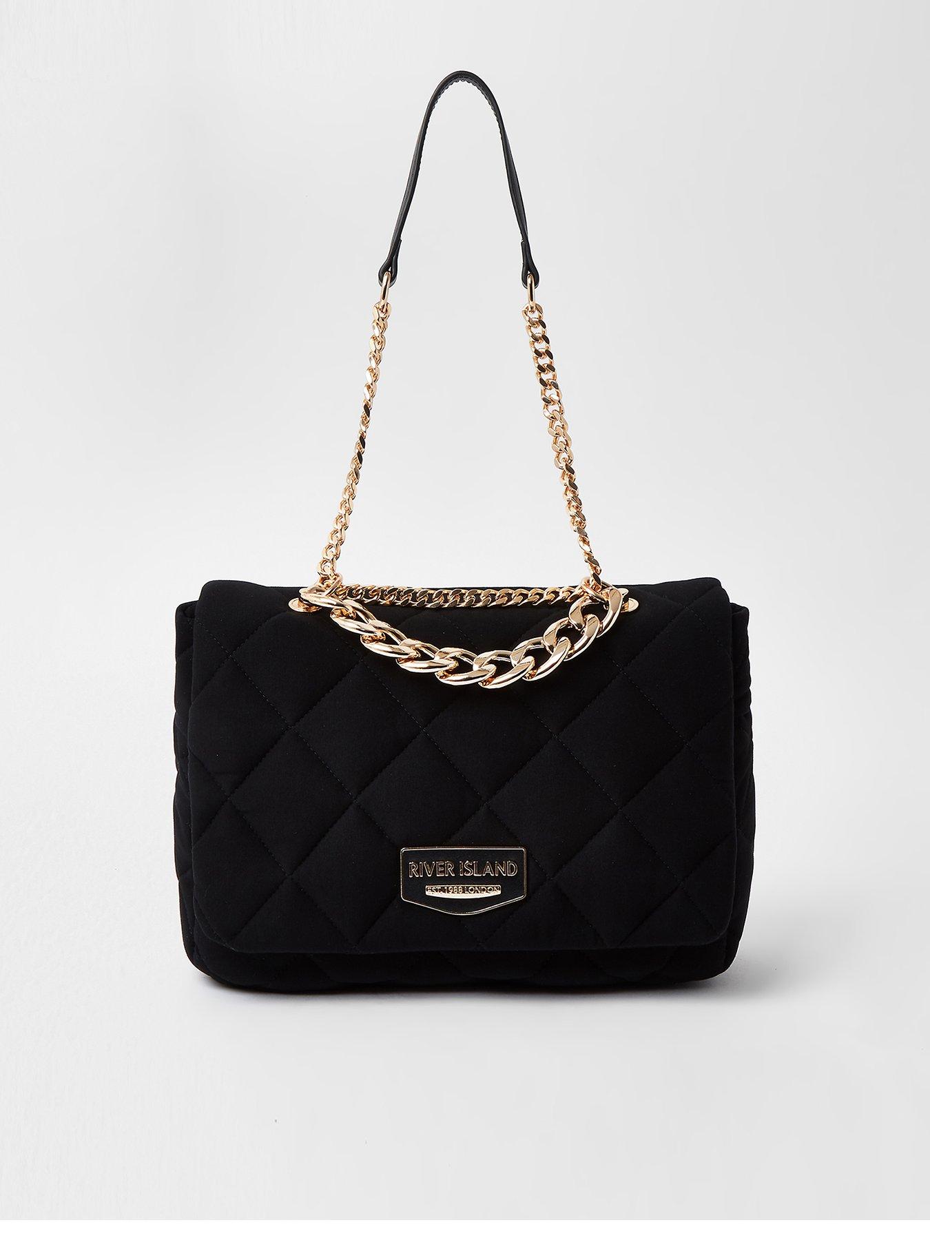 river island quilted shoulder bag