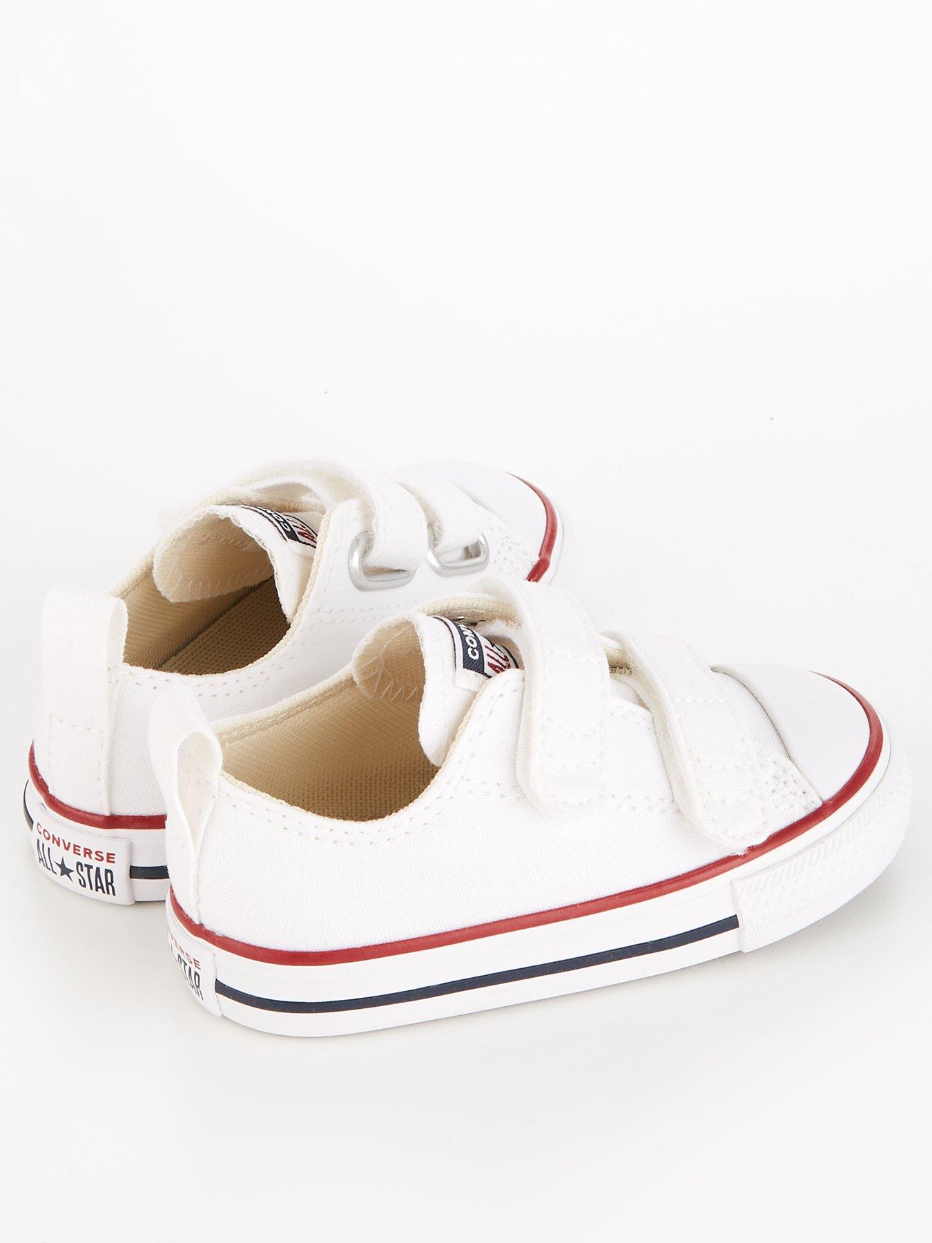 Baby converse store with velcro