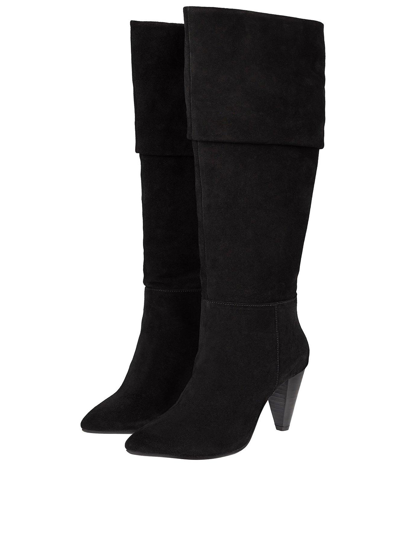 long black suede boots uk