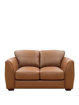 Product photograph of Very Home Molina 2 Seater Leather Sofa from very.co.uk