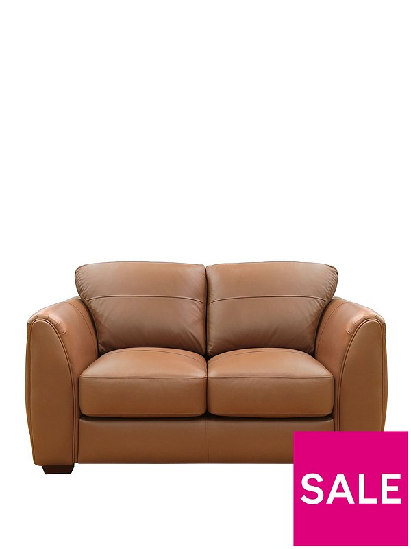Molina 2 Seater Leather Sofa Very Co Uk, Brown Leather Sofa Bed Argos Uk