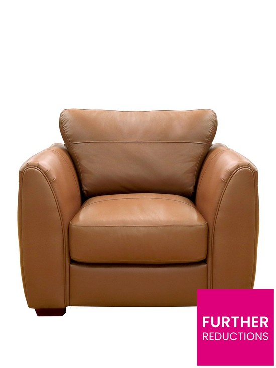 front image of molina-leather-armchair