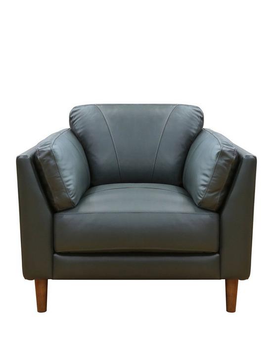 front image of sasha-leather-armchair