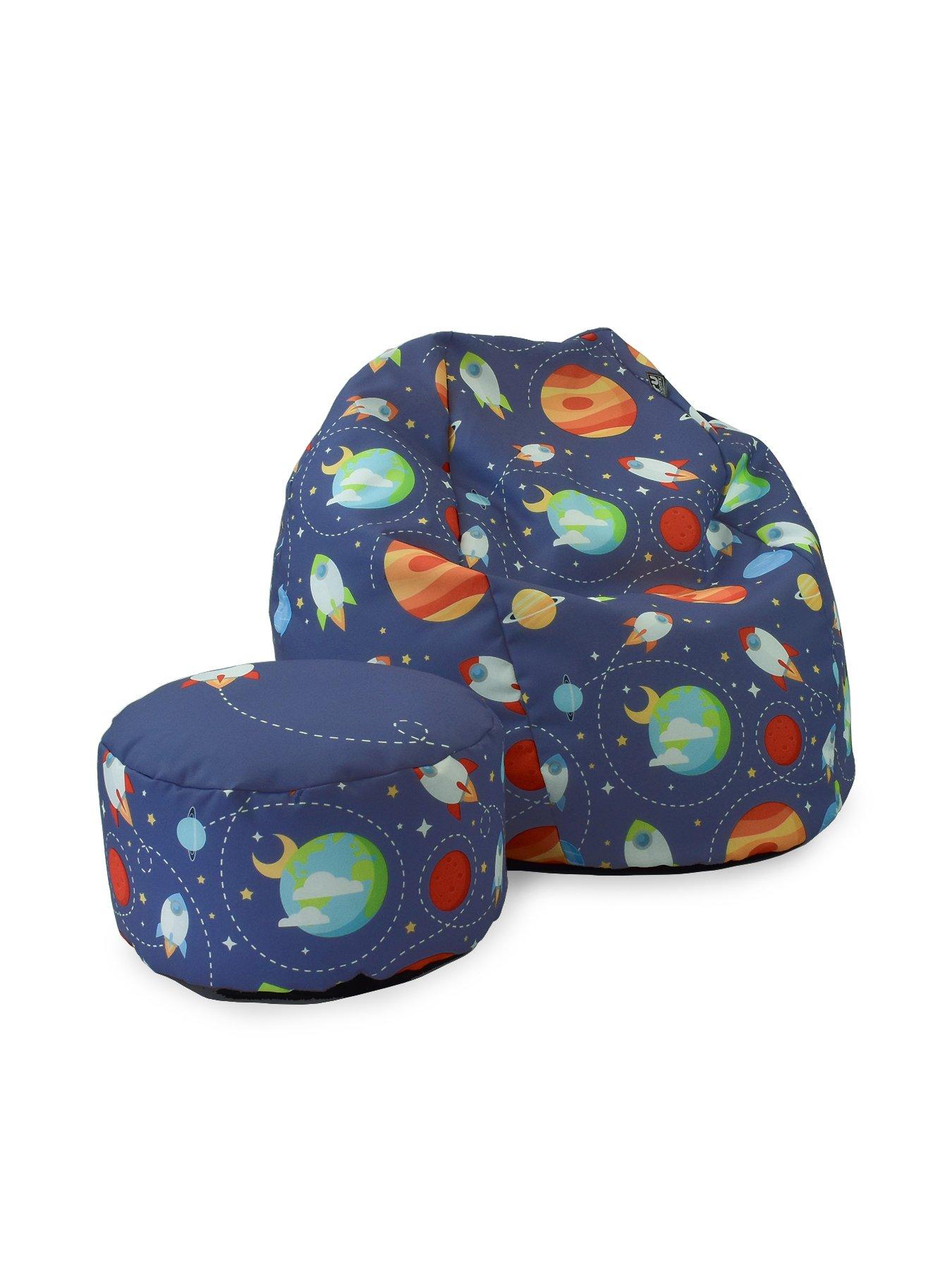 Space themed discount bean bag chair