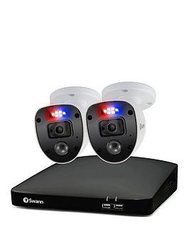 Swann Smart Security Cctv System: 4 Chl 1080P 1Tb Hdd Dvr, 2 X Pro Enforcer Cameras. Works With Alexa, Google Assistant  Swann Security - Swdvk-446802Sl-Eu