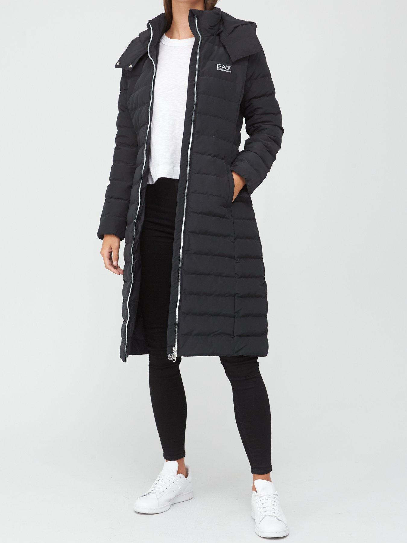 emporio armani black coat