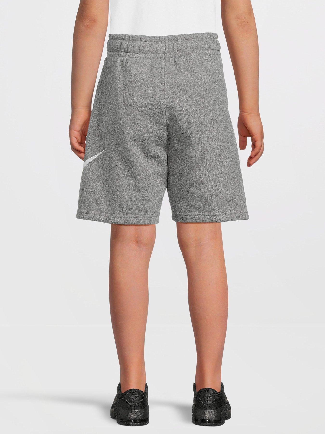 Nike boys best sale grey shorts