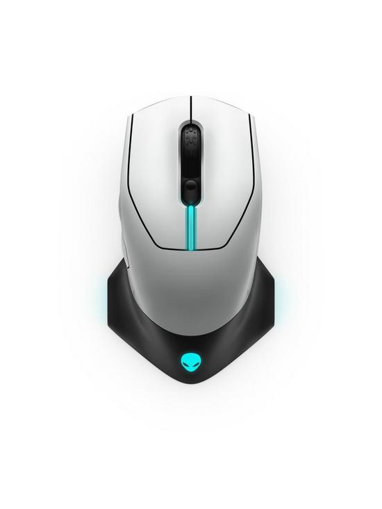 stillFront image of alienware-wiredwireless-gaming-mouse-lunar-light-aw610m