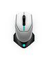  image of alienware-wiredwireless-gaming-mouse-lunar-light-aw610m