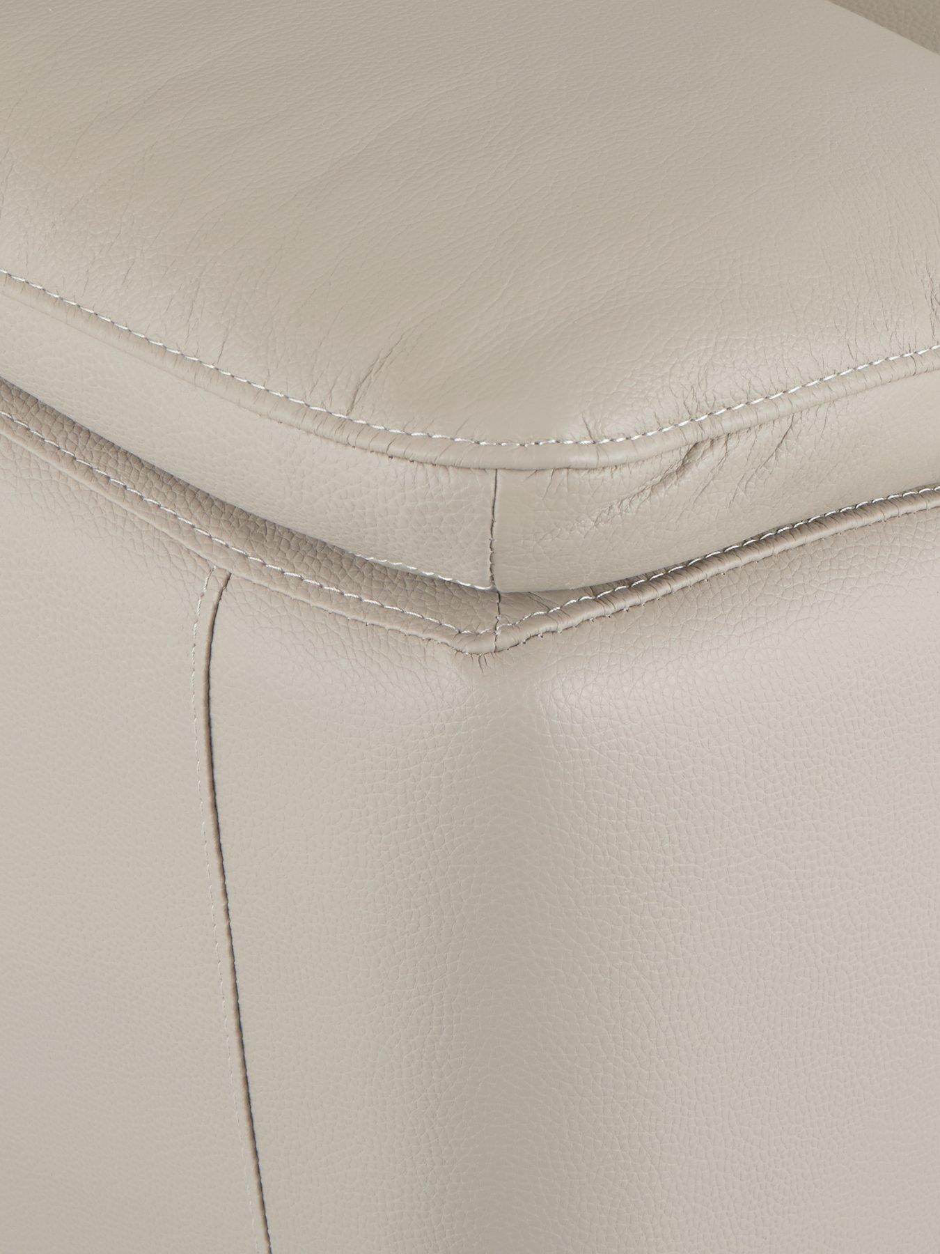 Image 4 of 6 of Very Home Pavilion 3 Seater Leather/Faux Leather Power Recliner Sofa