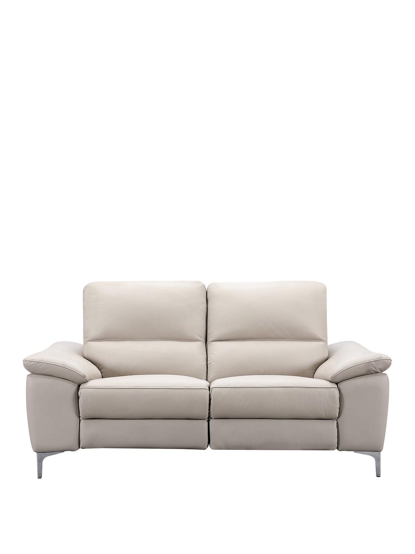 Product photograph of Pavilion 2 Seater Leather Power Recliner Sofa from very.co.uk