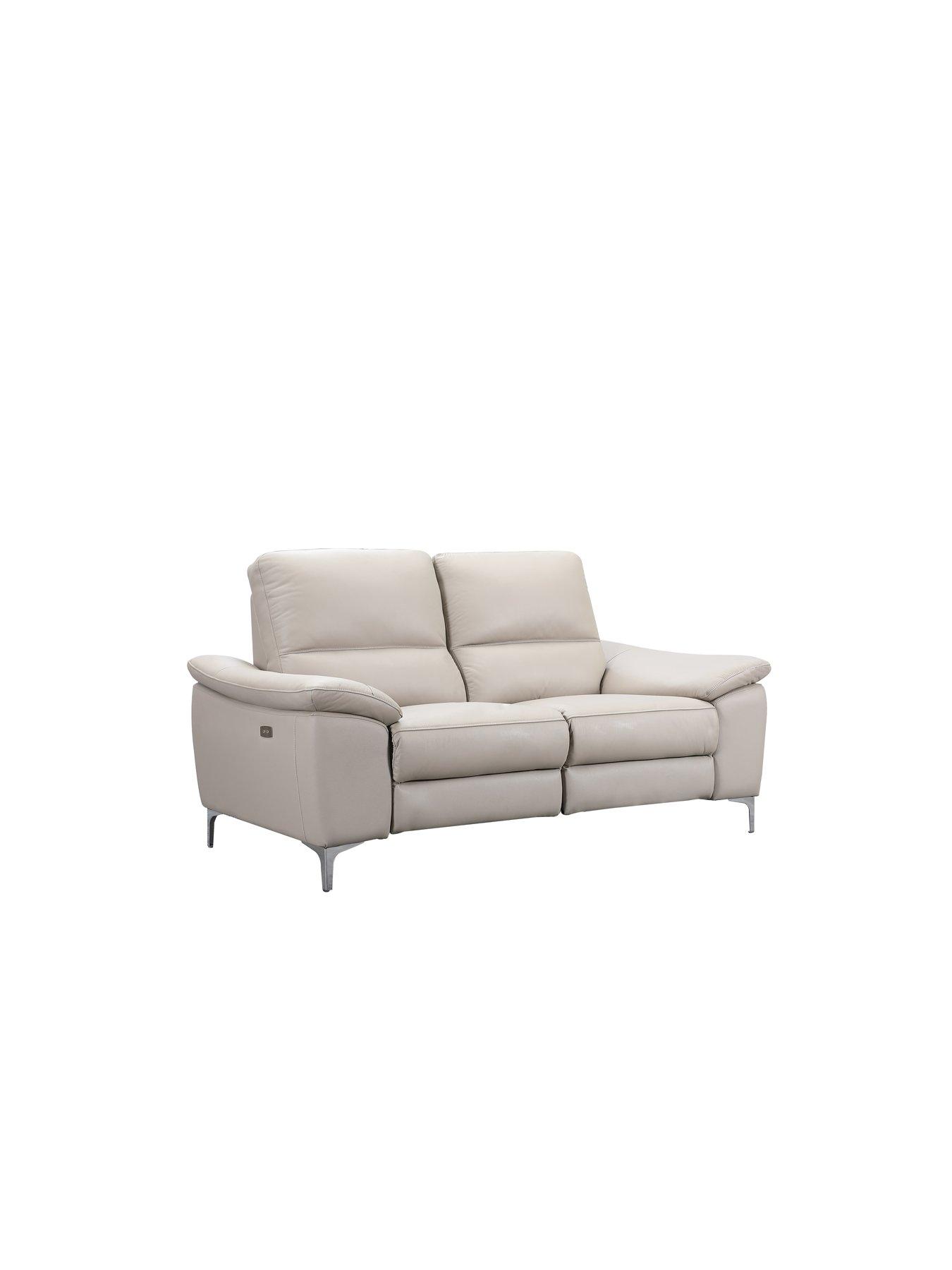 Image 3 of 6 of Very Home Pavilion 2 Seater Leather/Faux Leather Power Recliner Sofa&nbsp;- FSC&reg; Certified