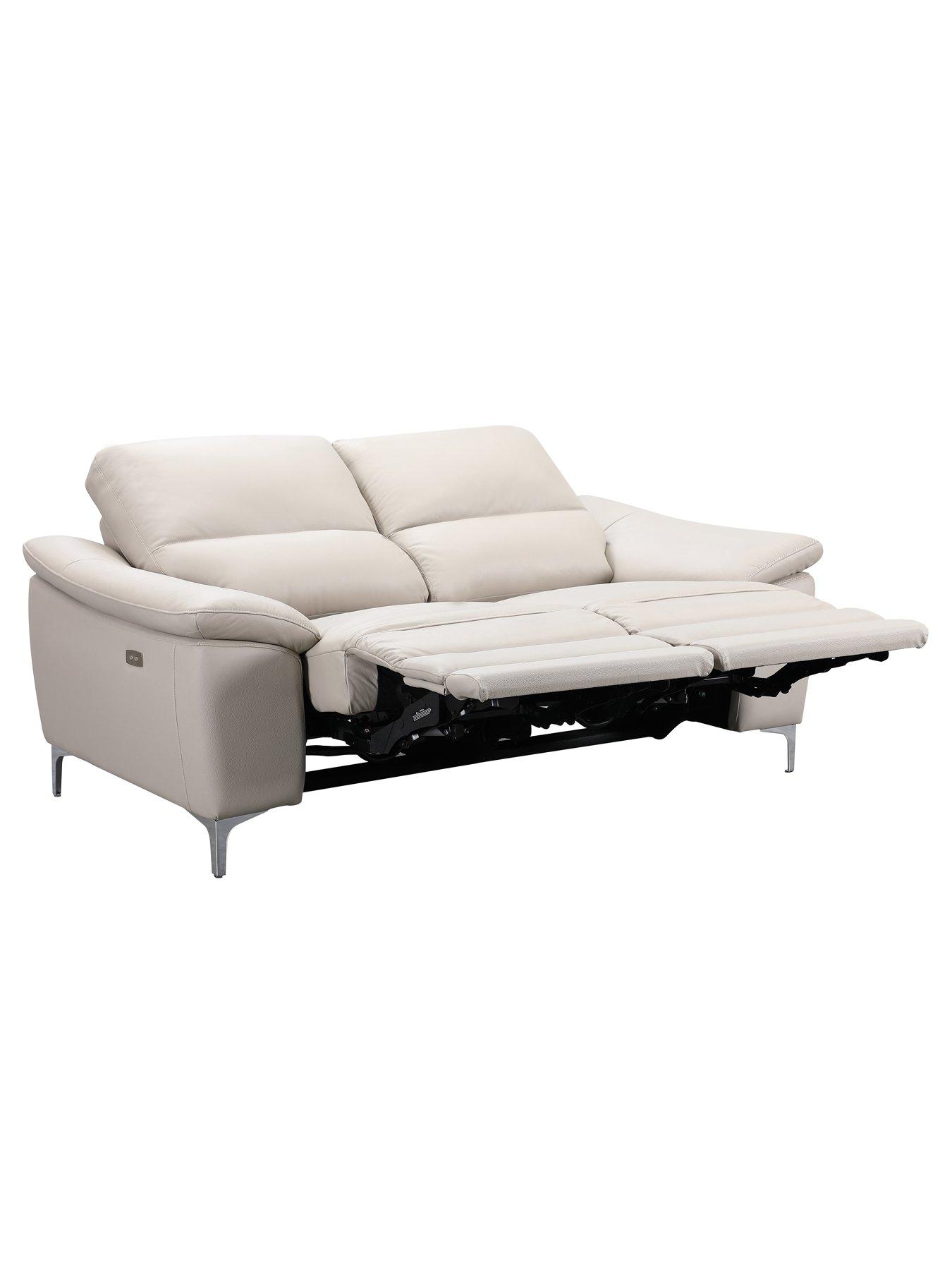 Image 4 of 6 of Very Home Pavilion 2 Seater Leather/Faux Leather Power Recliner Sofa&nbsp;- FSC&reg; Certified