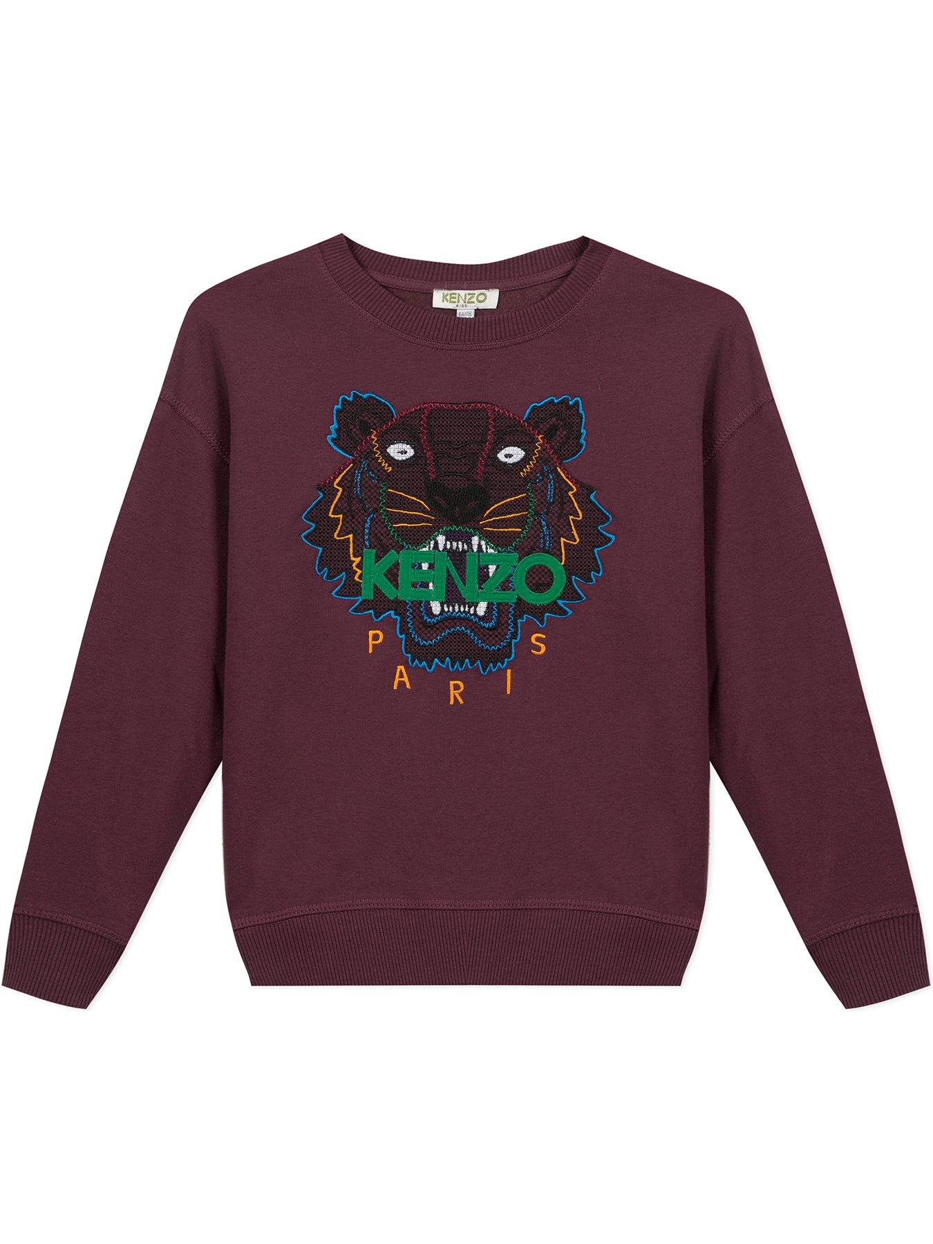 burgundy kenzo sweatshirt