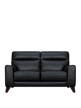 Product photograph of Very Home Emma Leather 2 Seater Sofa from very.co.uk