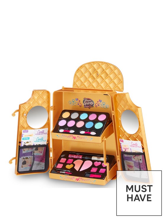front image of shimmer-sparkle-shimmer-n-sparkle-instaglam-all-in-one-beauty-makeup-backpack