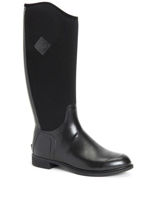 front image of muck-boots-muck-boot-derby-tall-wellington-boot-blacknbsp