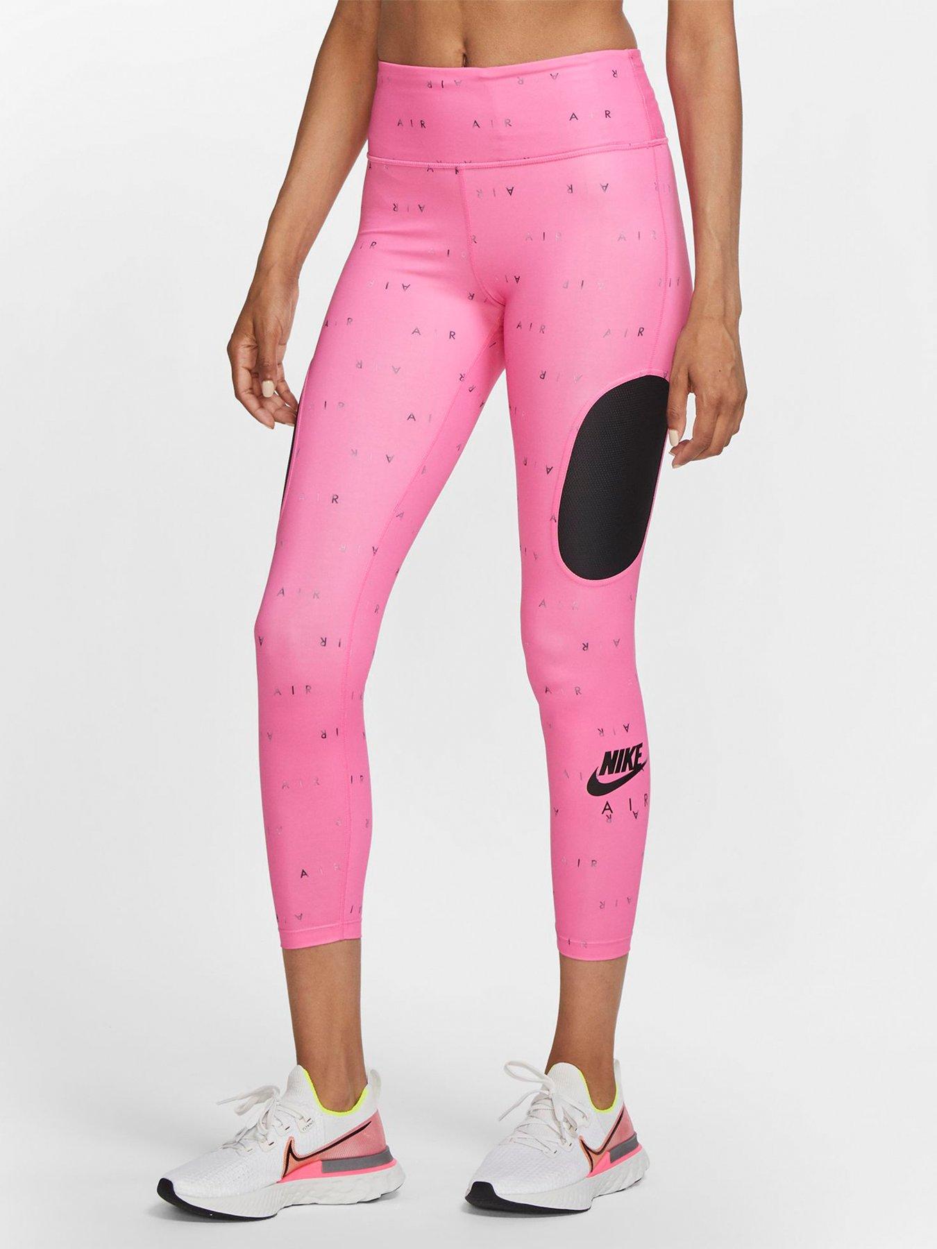 pink nike leggings womens