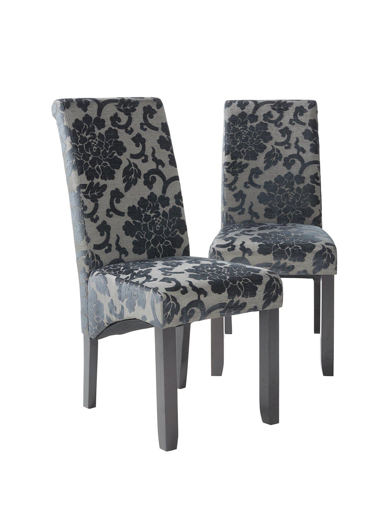 Product photograph of Very Home New Oxford Dining Chairs - Black from very.co.uk
