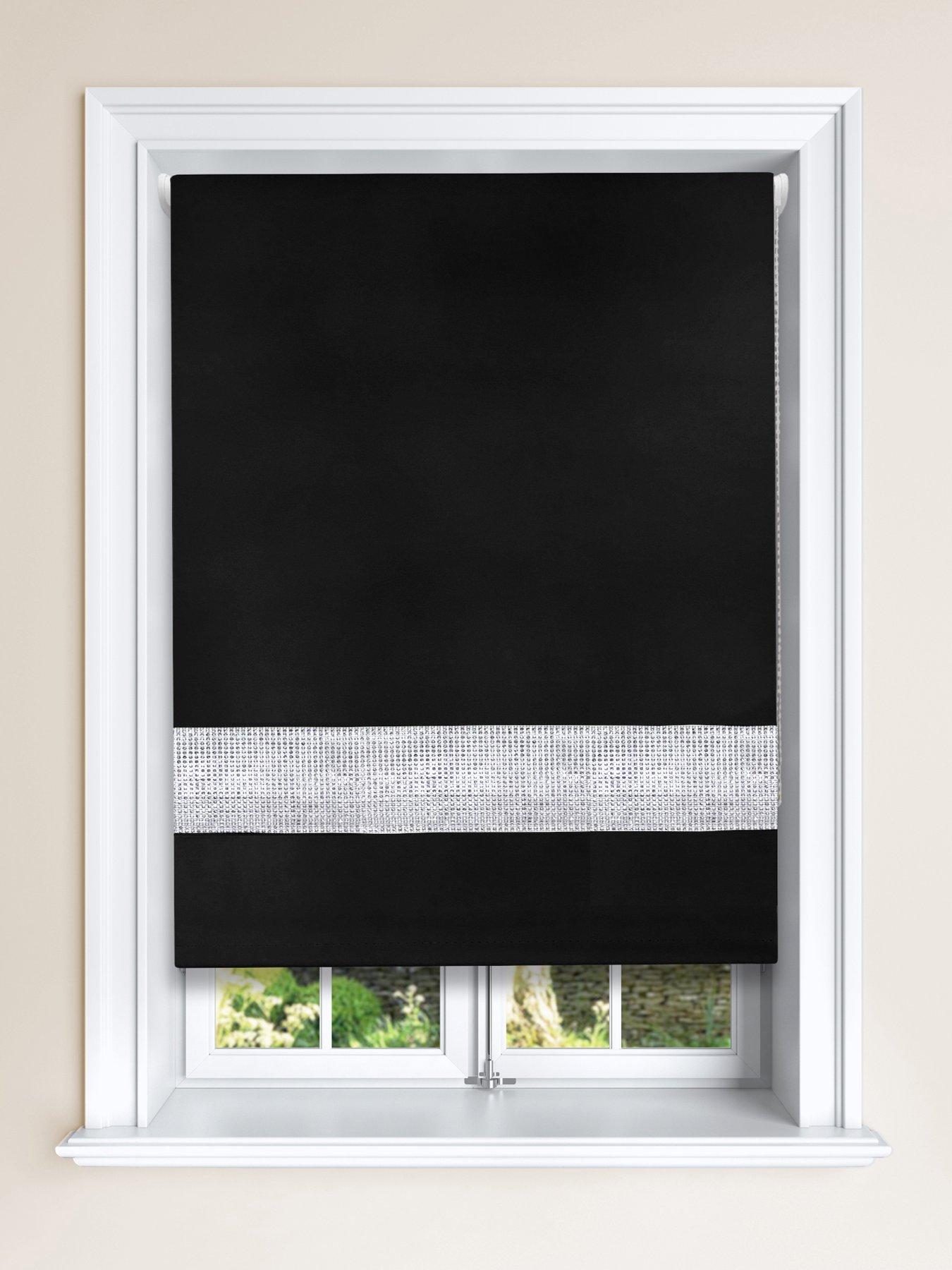 Very Home Diamante Blackout Roller Blind