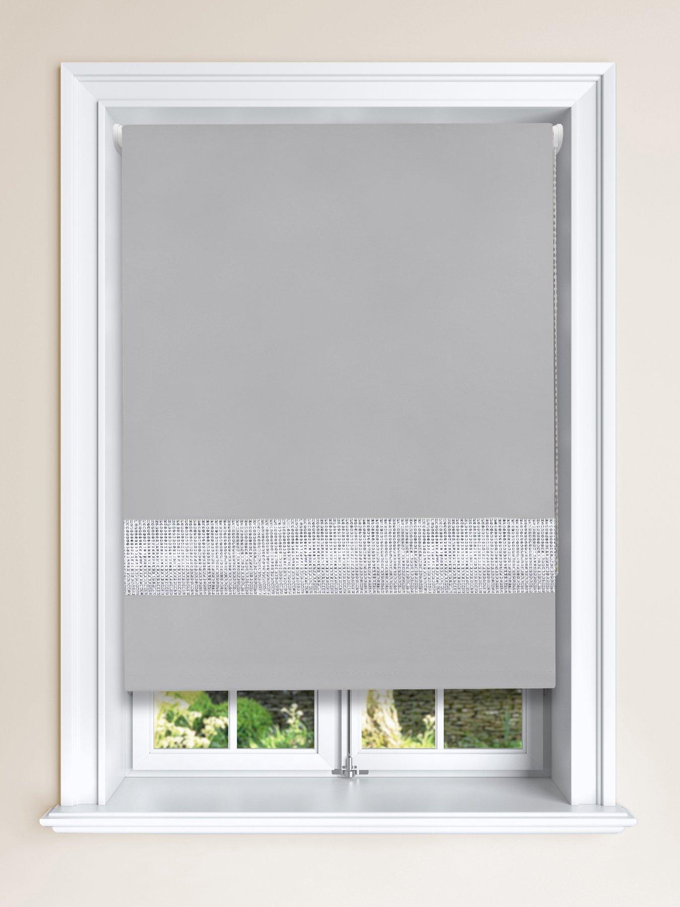 Very Home Diamante Blackout Roller Blind