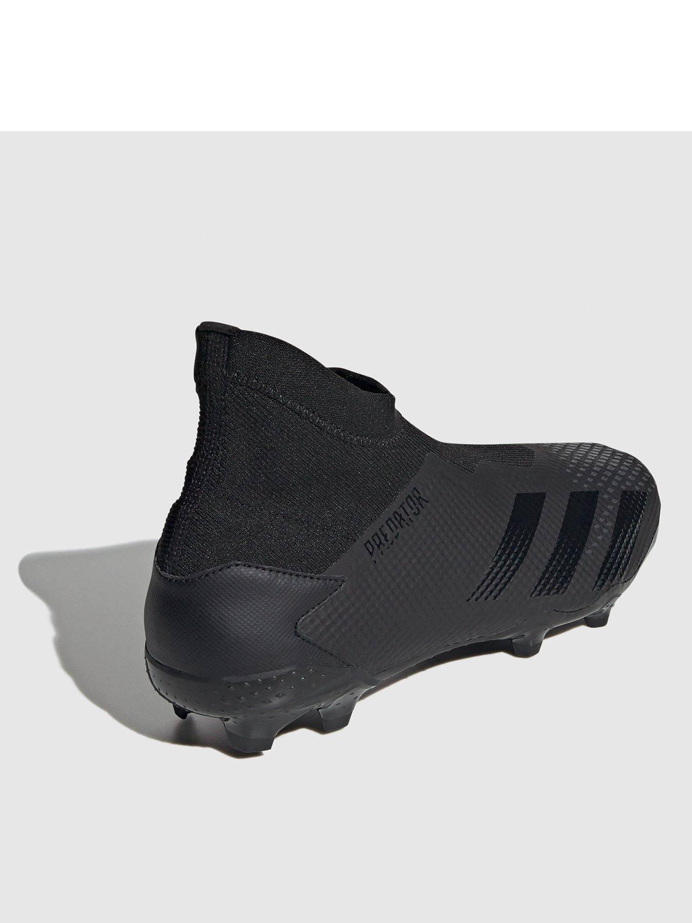 adidas predator black laceless