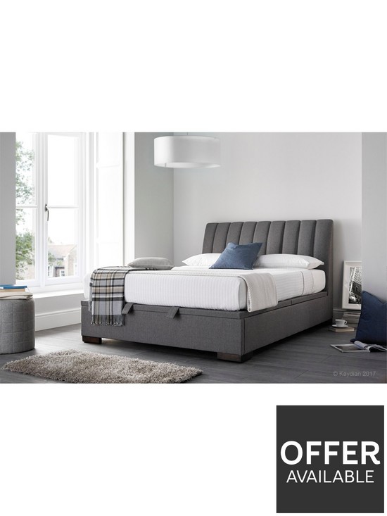 front image of very-home-logan-velvet-ottomannbspbed-with-mattress-options-buy-and-save