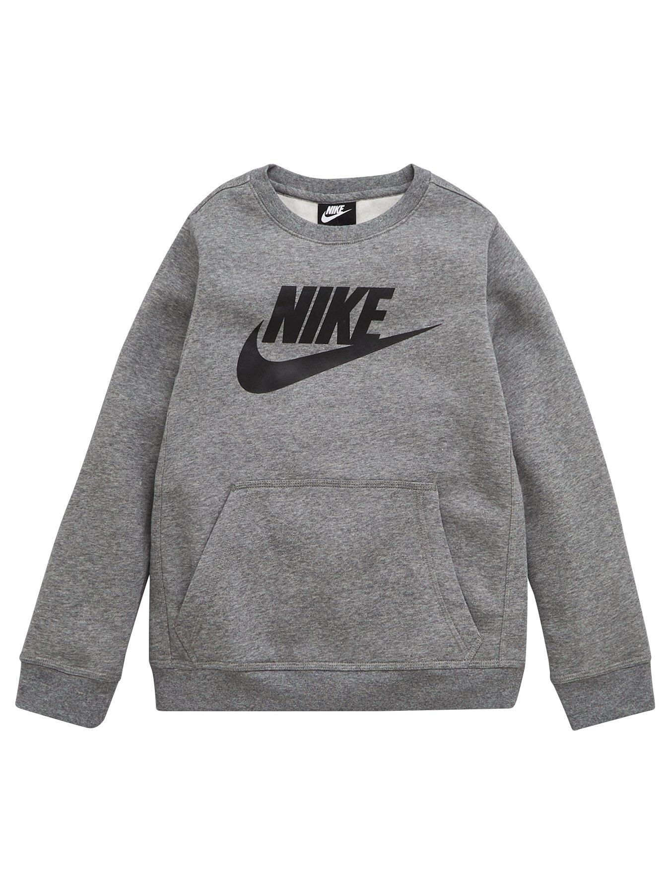 boys black nike jumper