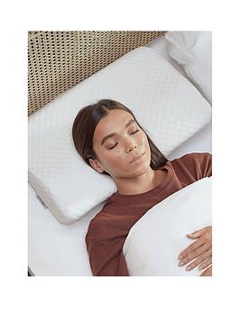 Product photograph of Kally Sleep Neck Pain Pillow - White from very.co.uk