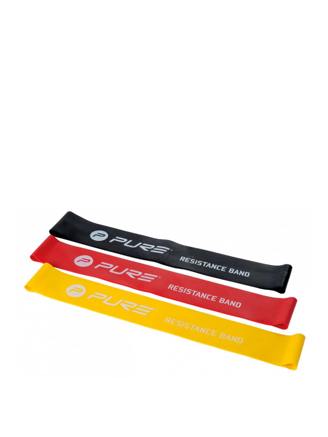  Pure2Improve Pro Resistance Band for Stretching, Workout,  Training, Medium, Red : Sports & Outdoors