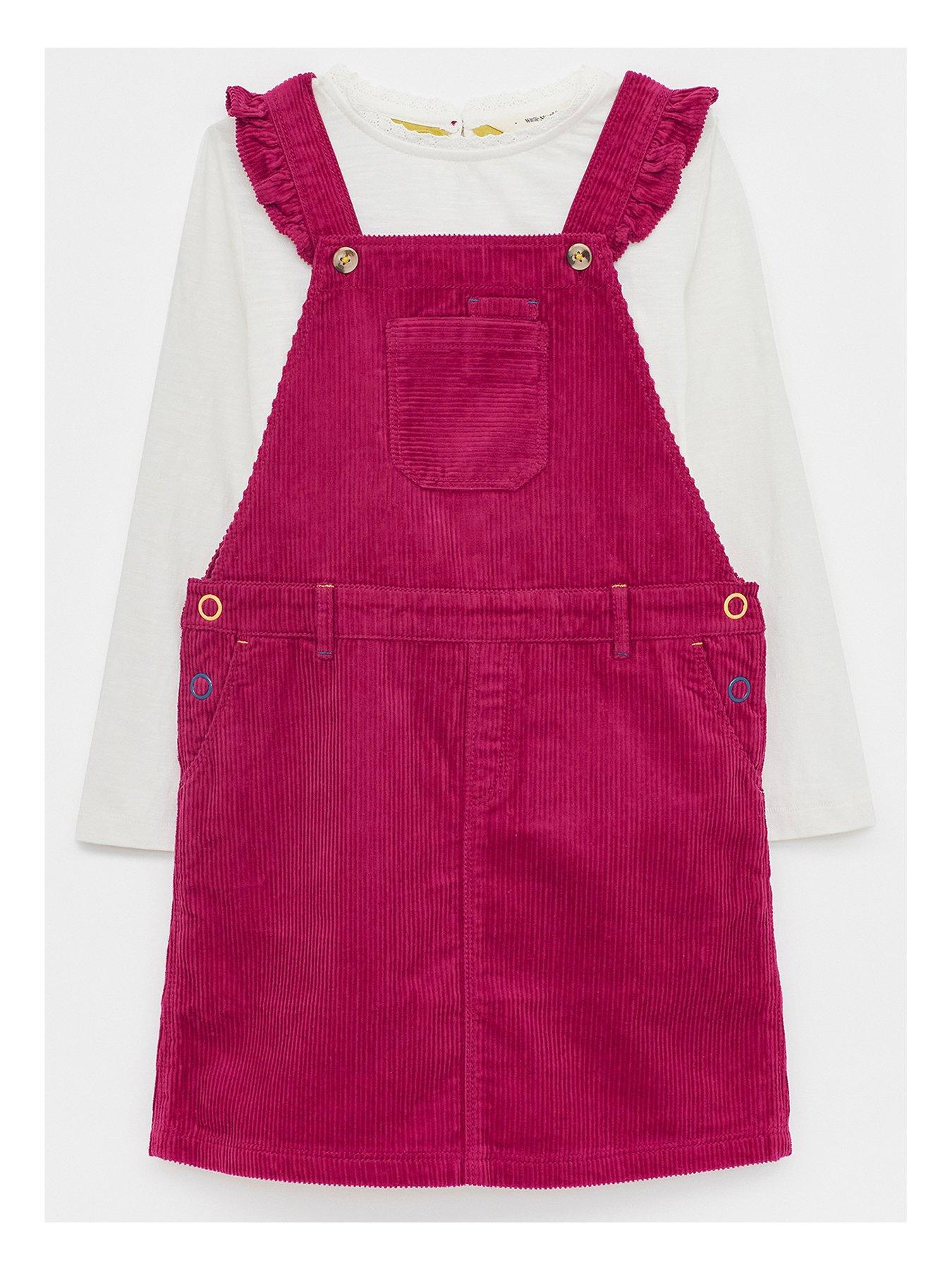 white stuff cord pinafore