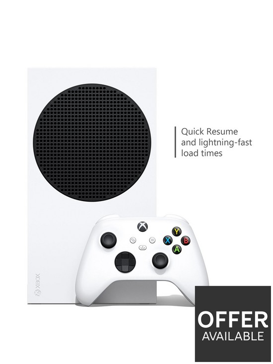 stillFront image of xbox-series-s-console-with-optional-extras