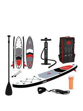 Pure 4 Fun Pure 320 Sup All-Round Inflatable Stand Up Paddle Board 10.5 Feet  Pump, Patch Tool, Foot Lead, Adjustable Paddle And Waterproof 2L Bag