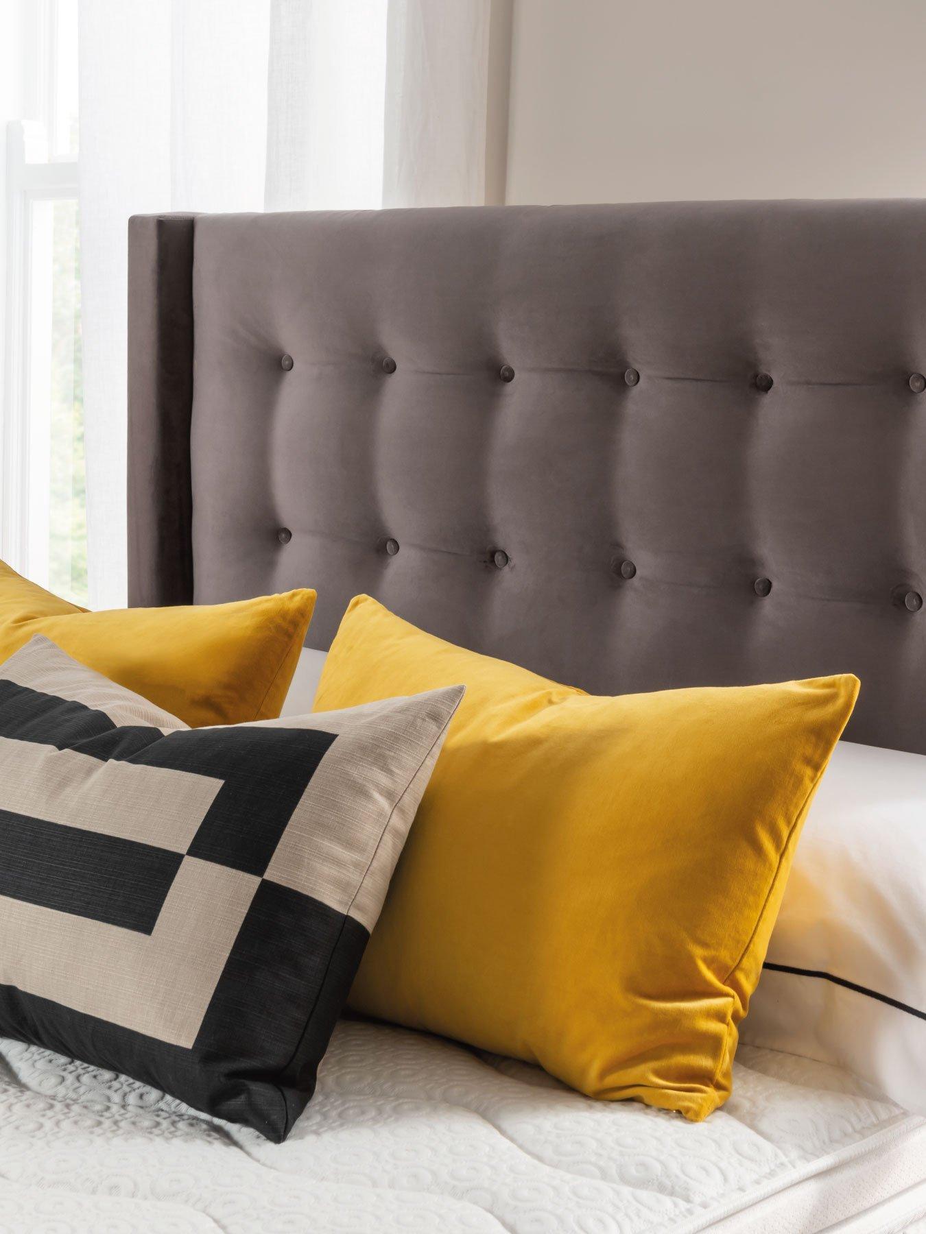 Image 4 of 7 of Silentnight 1000 Pocket Pillowtop&nbsp;Divan Bed with Storage Options&nbsp;(Headboard Included) - Velvet - Medium Firm