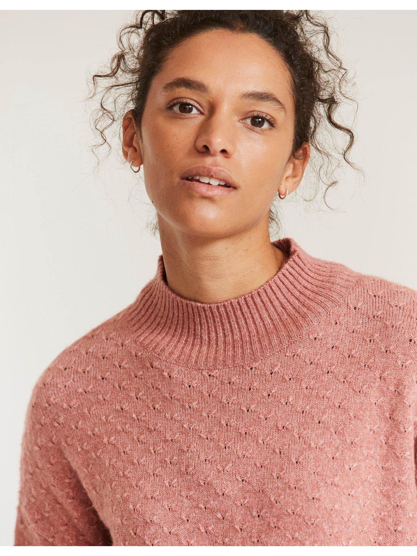 pink longline jumper