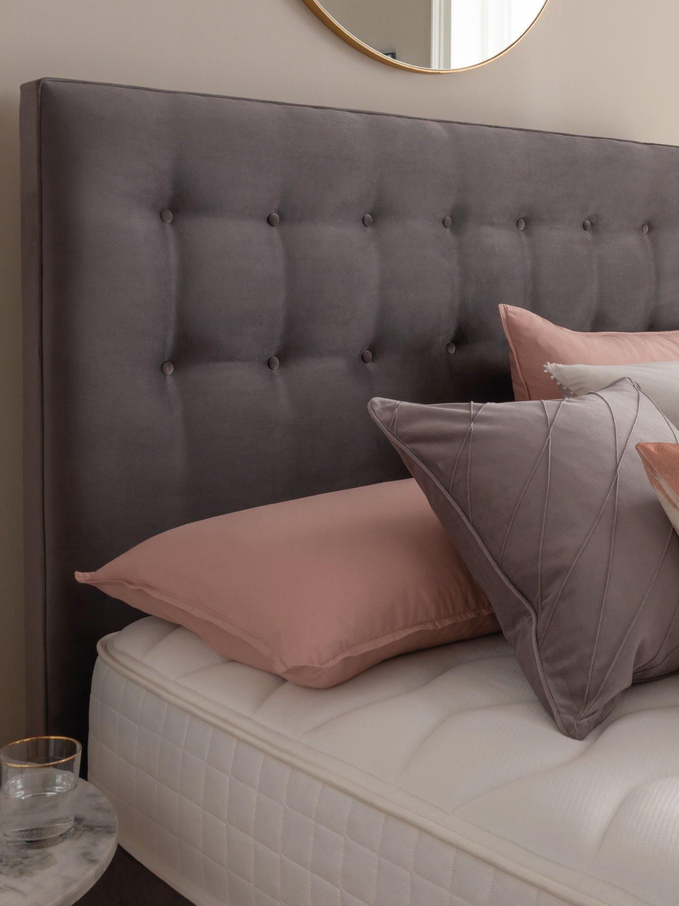 Image 4 of 7 of Silentnight 1000 Pocket Memory Pillowtop Divan Bed&nbsp;(Headboard Included) - Velvet - Medium Firm