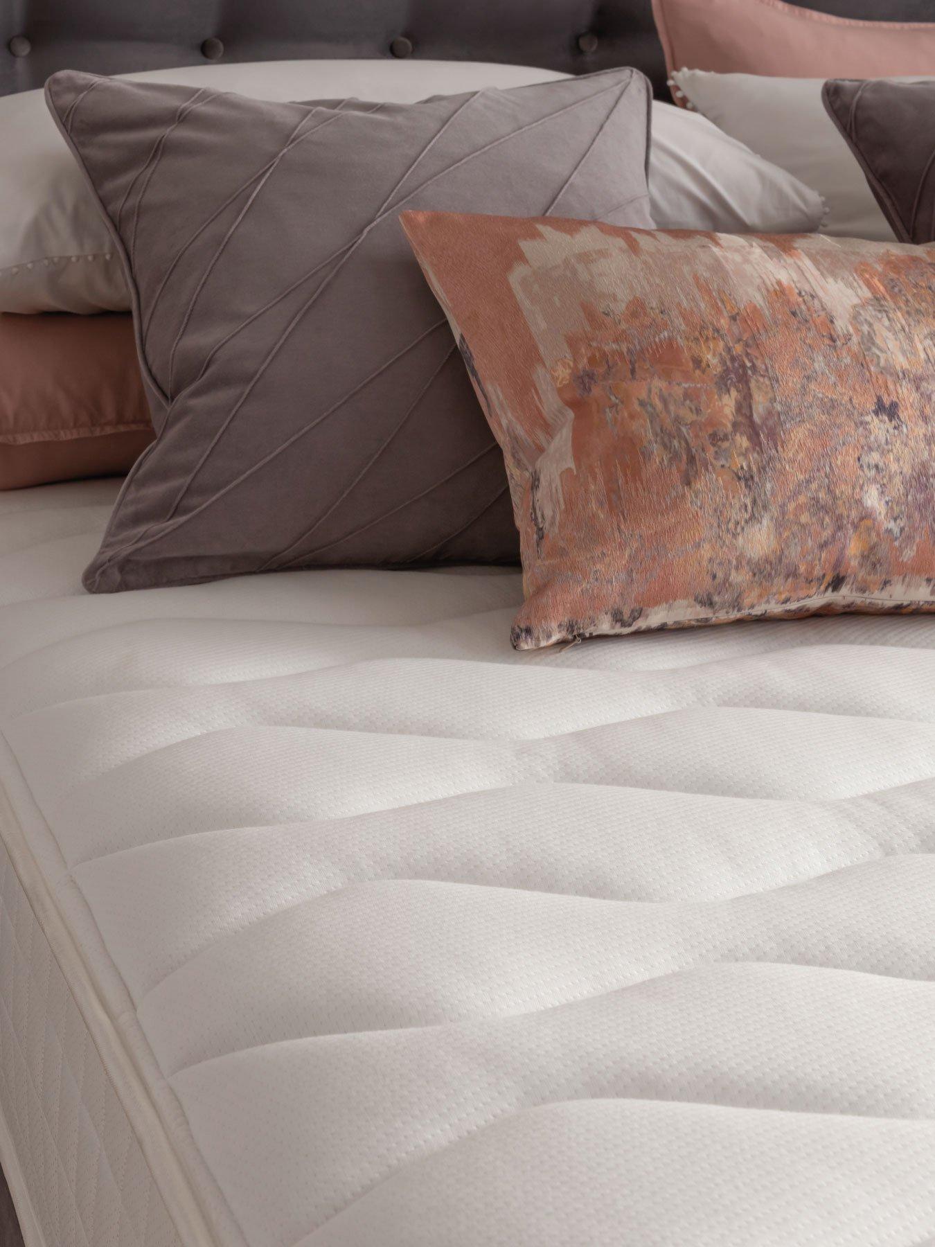Image 5 of 7 of Silentnight 1000 Pocket Memory Pillowtop Divan Bed&nbsp;(Headboard Included) - Velvet - Medium Firm