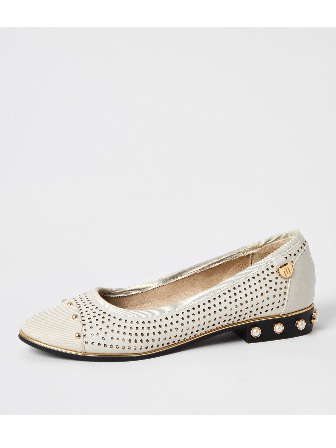 river island white court shoes