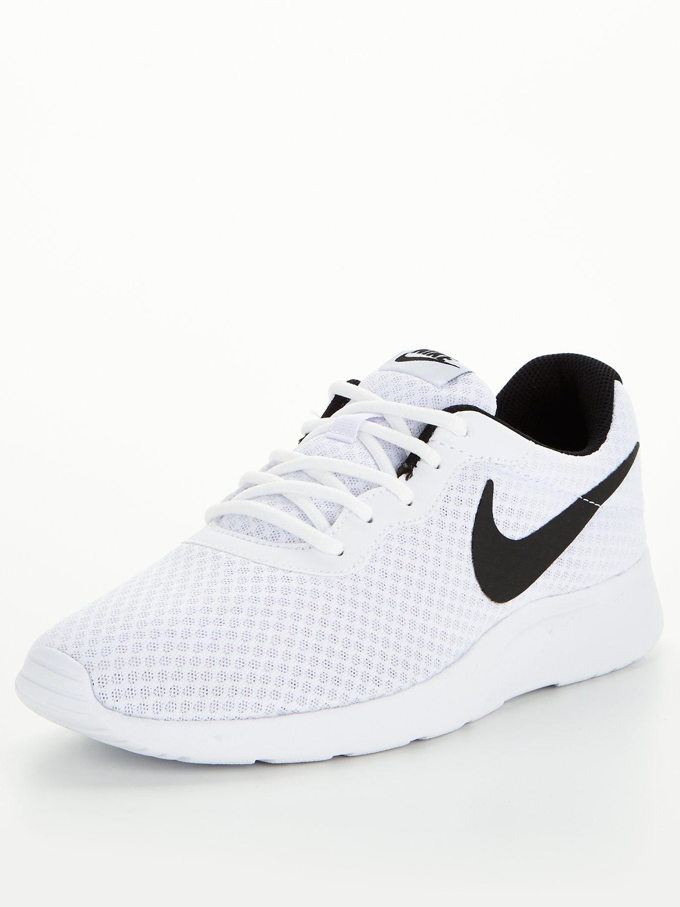 nike tanjun white black