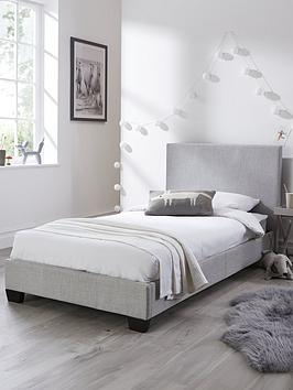 Product photograph of Everyday Riley Fabric Single Bed Frame - Bed Frame Only from very.co.uk