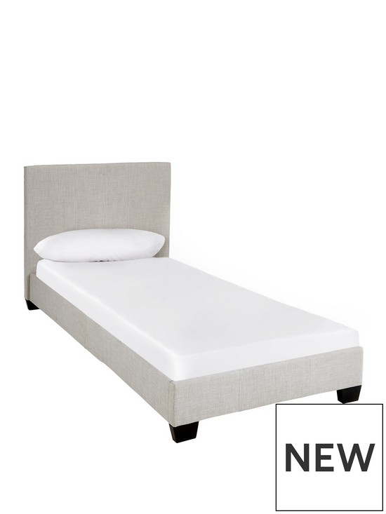 stillFront image of everyday-riley-fabric-single-bed-frame