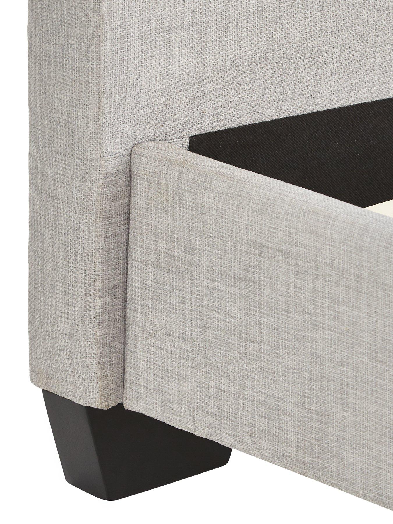 Image 6 of 6 of Very Home Riley Fabric Single Bed Frame with Mattress Options (Buy &amp; SAVE!)