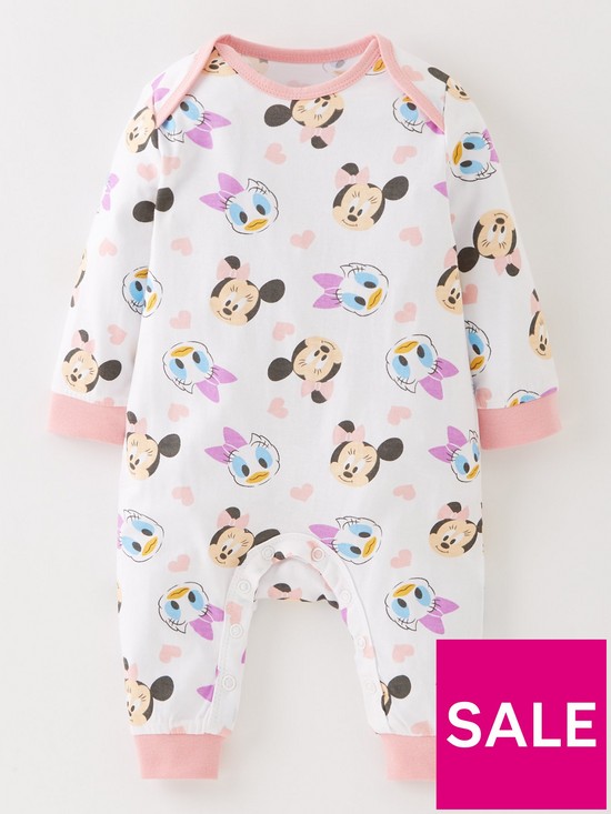 back image of minnie-mouse-baby-girl-minnie-mouse-and-daisy-duck-2-pack-baby-sleepsuits-pink