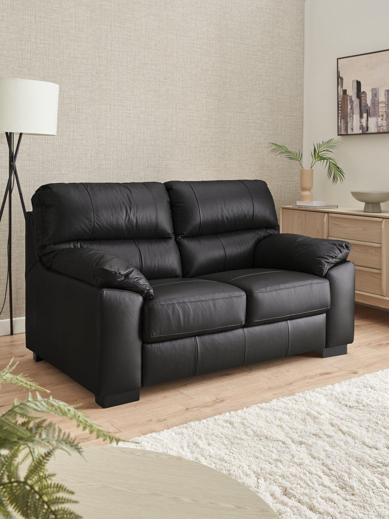 The Very Collection: Ambrose Italian Leather 2 Seater Sofa - FSC&reg; Certified